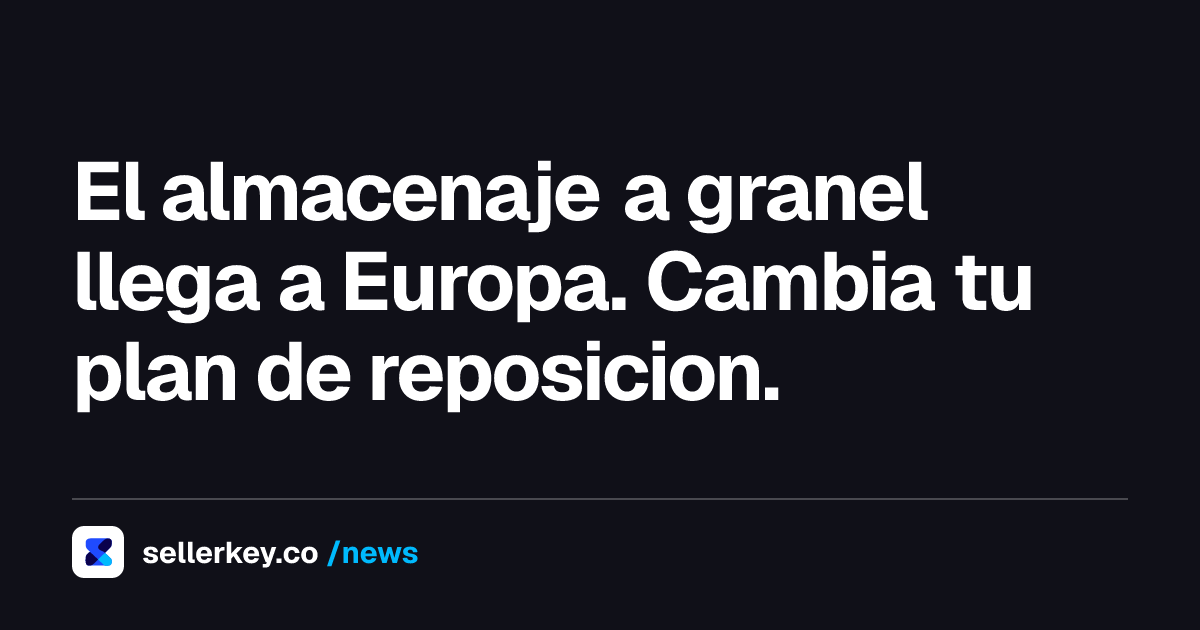 Amazon AWD llega a Europa: almacenaje a granel antes del Q4