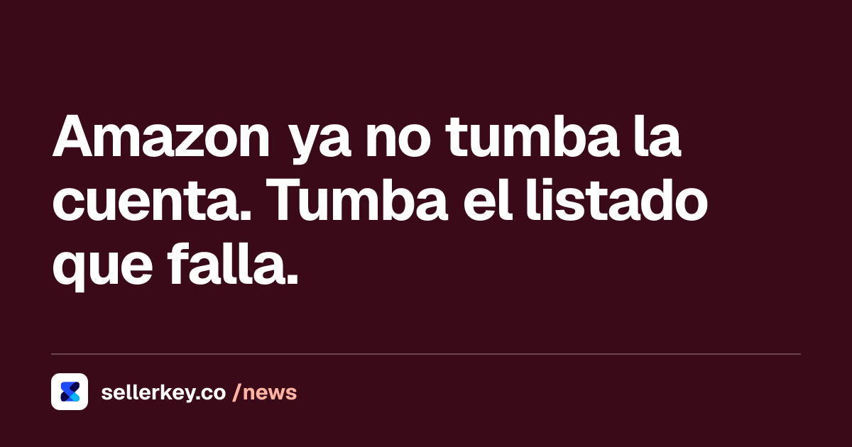Desactivacion de listados por OTDR en Amazon