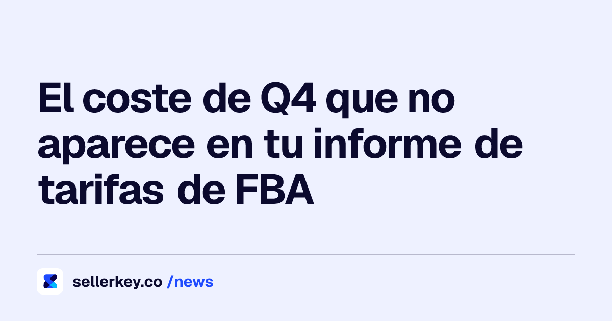 Recargo por demanda de Amazon Shipping: el coste de Q4
