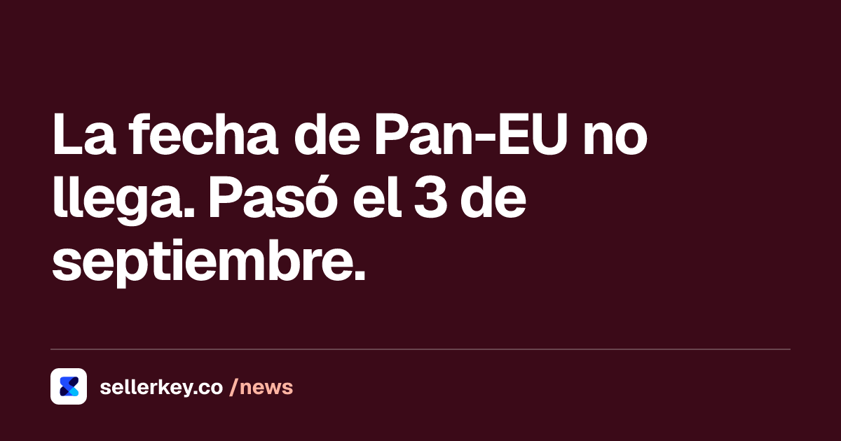 Pan-EU FBA y Países Bajos: la fecha ya pasó