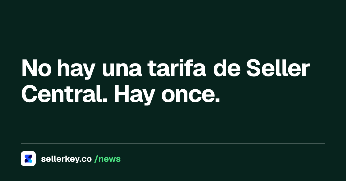 ¿Qué es la tarifa de Amazon Seller Central en 2026?