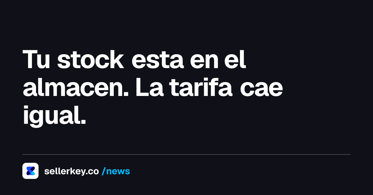 Tarifa por nivel bajo de inventario con stock en recepcion