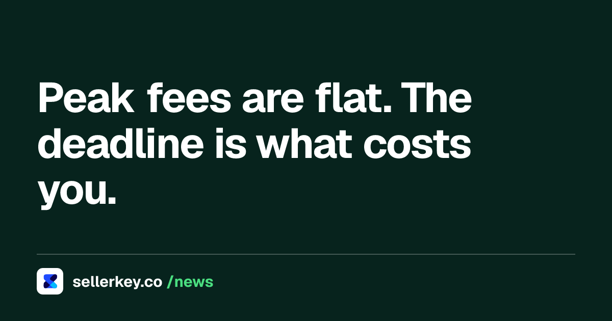 Amazon FBA Peak Season Fees 2026: The Deadline That Costs More Than the Surcharge