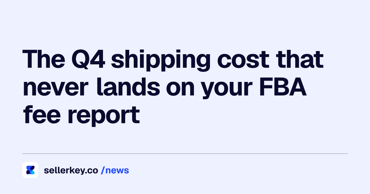 Amazon Shipping Demand Surcharge: The Own-Ship Q4 Cost