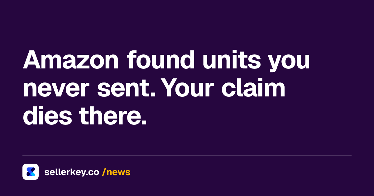 FBA Reimbursement Denied for Unexpected Units