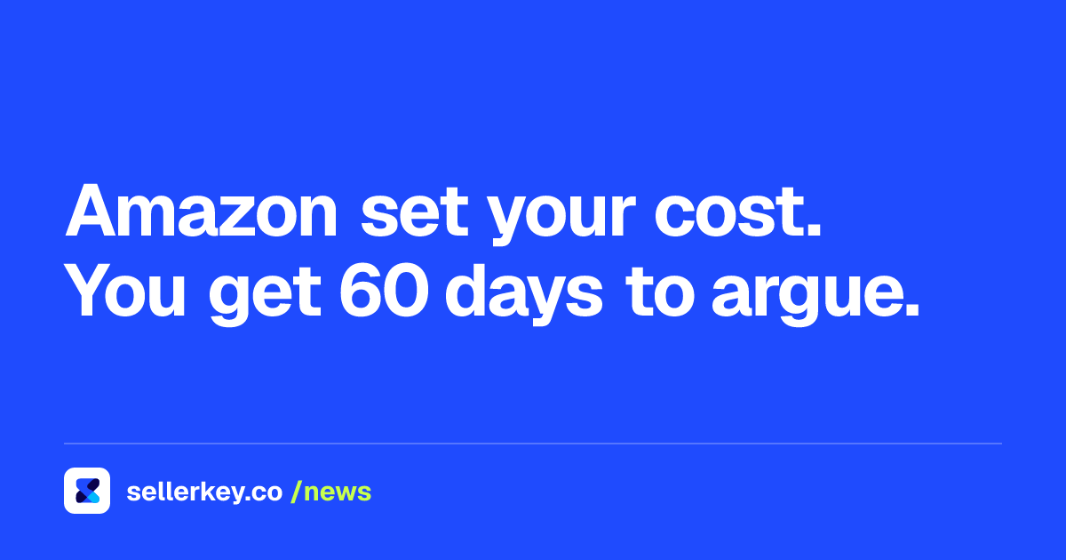 How to Submit Your Own Sourcing Cost to Amazon